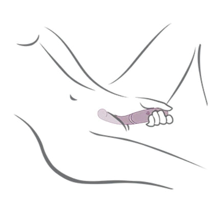 Rocks-Off Gemini – Doble punto G y vibrador de clítoris púrpura