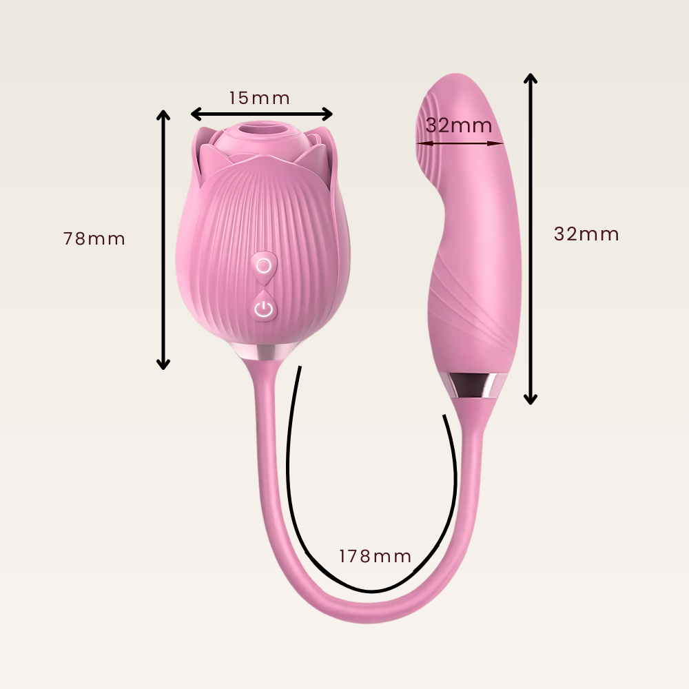 Sugador de Clitóris e Vibrador G-Spot