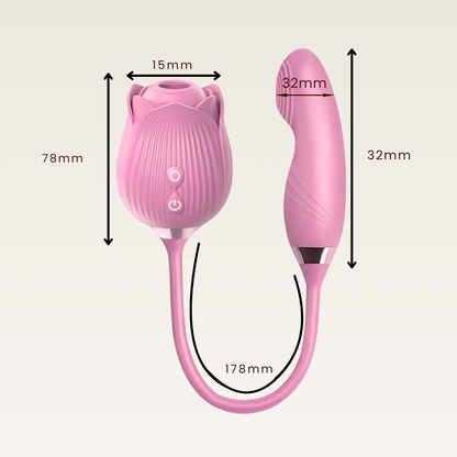 Sugador de Clitóris e Vibrador G-Spot