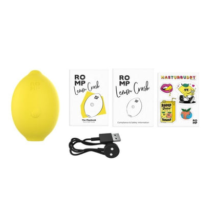 Lemon Crush — Pleasure Air Clitoral Stimulator Yellow — ROMP