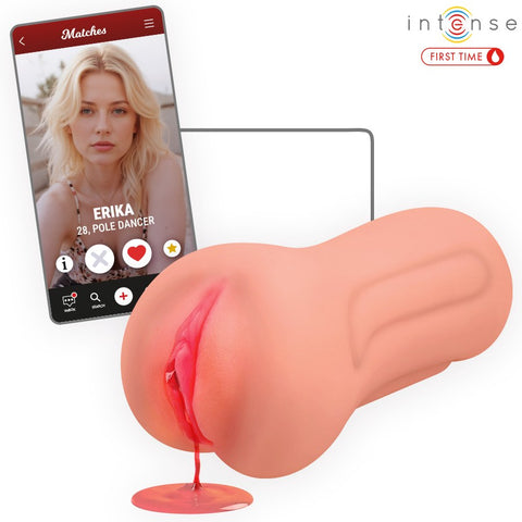 INTENSE FIRST TIME - ERIKA VIRGEM SE MASTURBANDO COM SANGRAMENTO