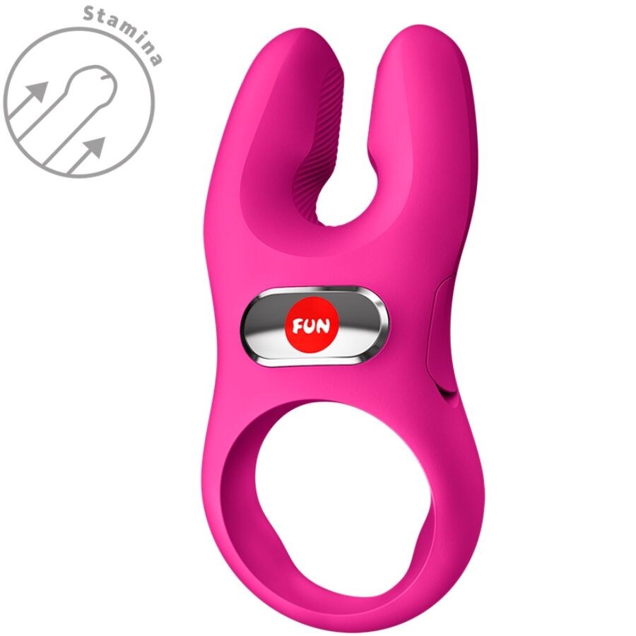 NŌS Pro — Anel Peniano Vibratório Magenta — Fun Factory