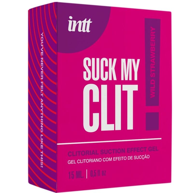 Intt — Suck My Clit Gel com Efeito de Sucção Morango Silvestre 15 Ml