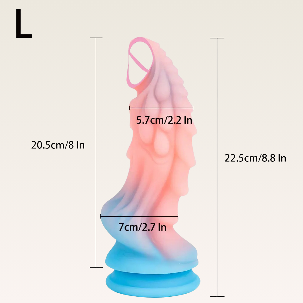Dildo Estilo Dragão - Prazer em TI