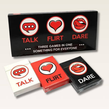 Cartas Conversar, Flertar ou Desafio - Prazer em TI