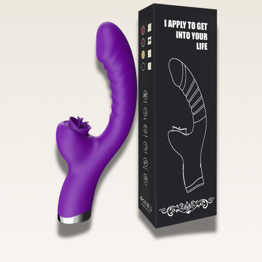 Vibrador Lambedor 2 em 1 - Prazer em TI