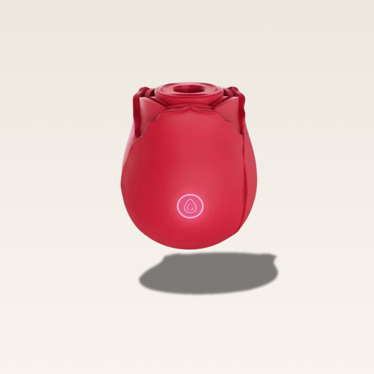 Vibrador Sugador em Formato de Rosa - Prazer em TI