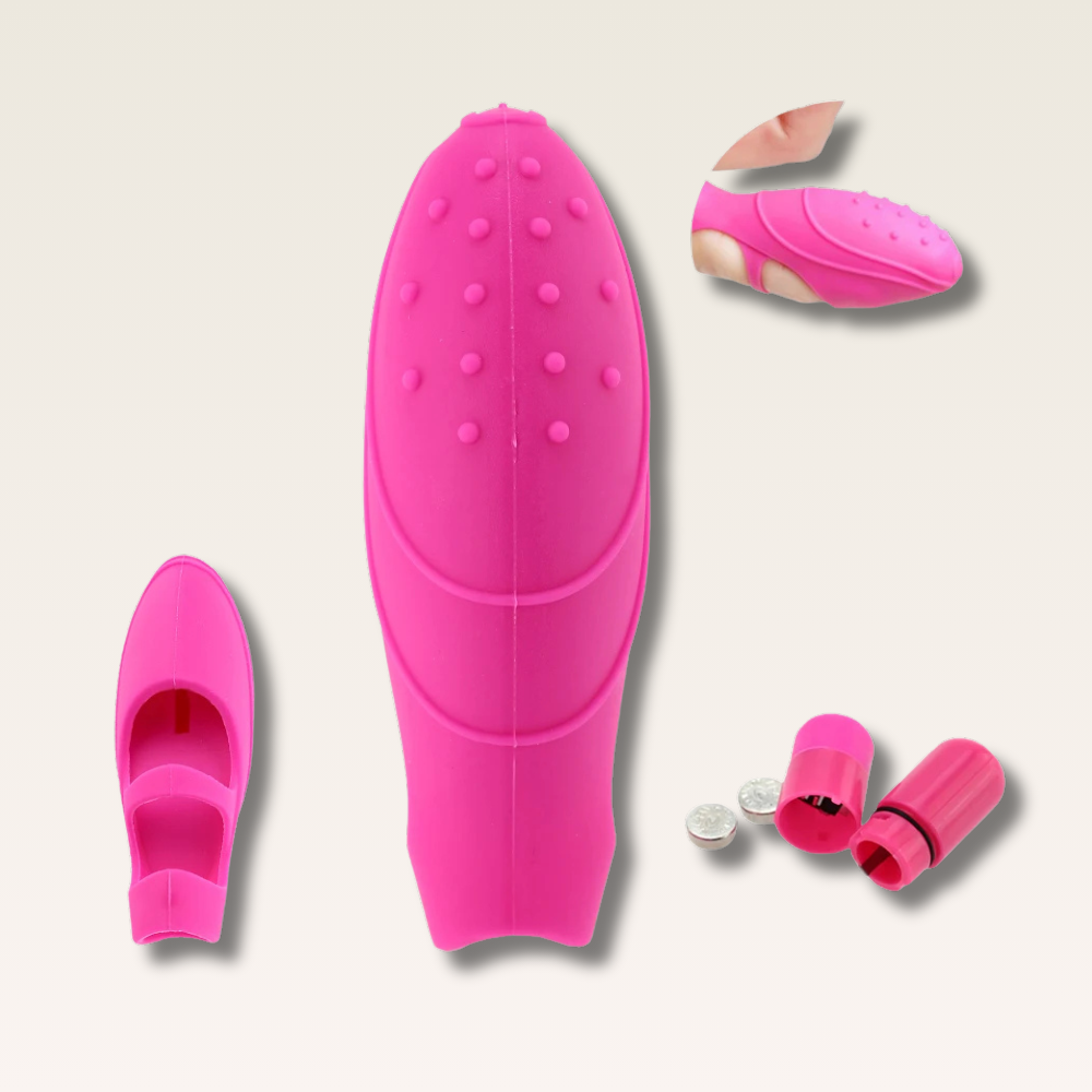 Mini Vibrador de Dedo, Estimulador de Clitóris e Ponto G - Prazer em TI