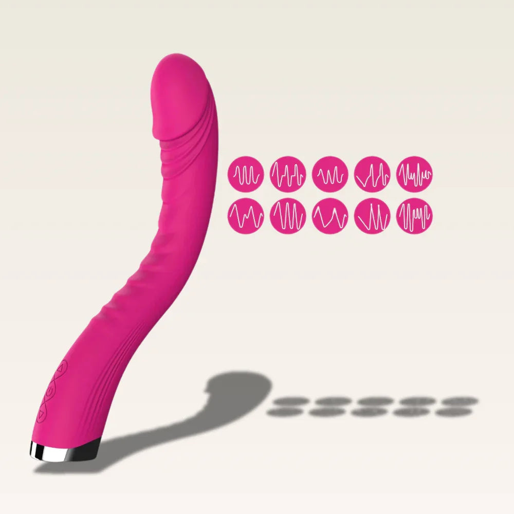 Vibrador Estimulador com 30 Modos – Tipo Varinha Mágica - Prazer em TI