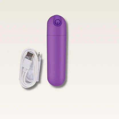 Mini Vibrador de Silicone com 10 Modos de Vibração - Prazer em TI