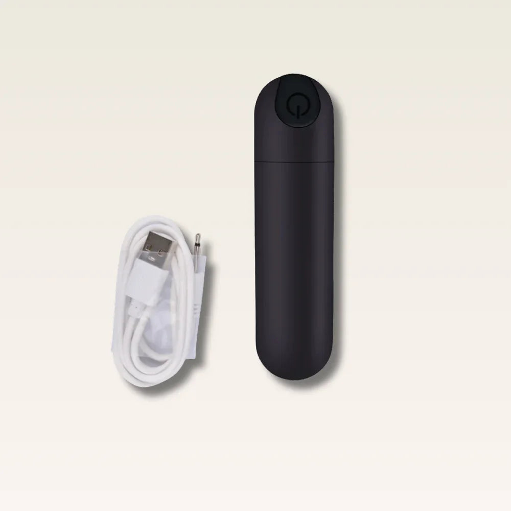 Mini Vibrador de Silicone com 10 Modos de Vibração - Prazer em TI