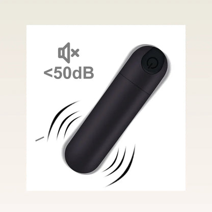 Mini Vibrador de Silicone com 10 Modos de Vibração - Prazer em TI