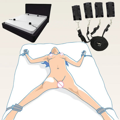 Algemas de cama para mãos e tornozelos - Prazer em TI