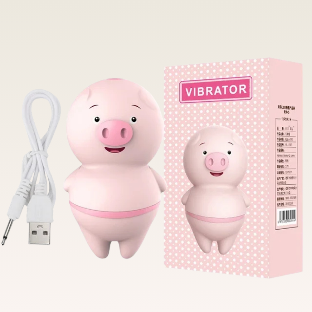 Sugador e Vibrador de Clitóris, Porquinho discreto - Prazer em TI