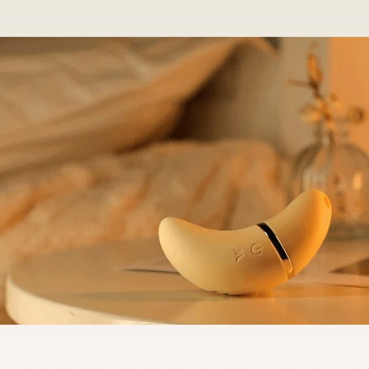 Sugador Banana com app em Silicone, Discreto - Prazer em TI