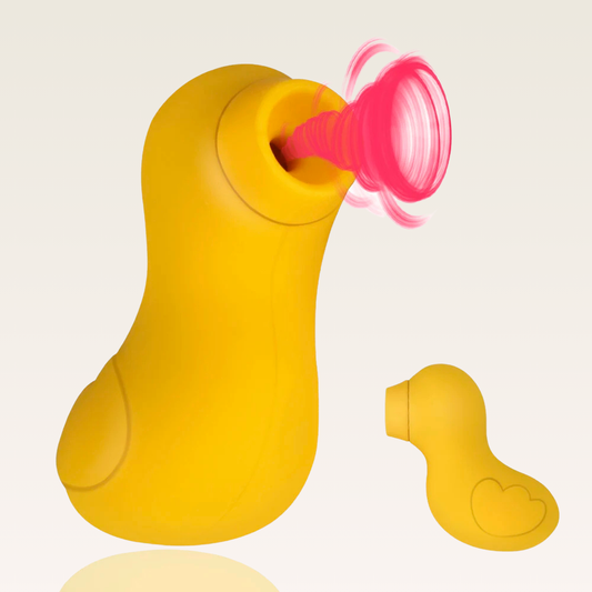 Sugador de Clitóris e Mamilos, forma de Pato, Discreto - Prazer em TI