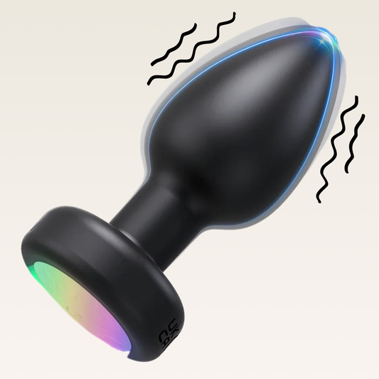 Plug Anal com Vibração e Rotação Controlado por APP - Prazer em TI