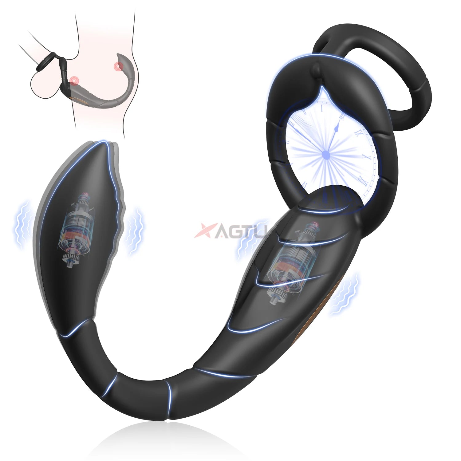 Vibrador Anal com Movimento de Vai e Vem Para Homens - Prazer em TI