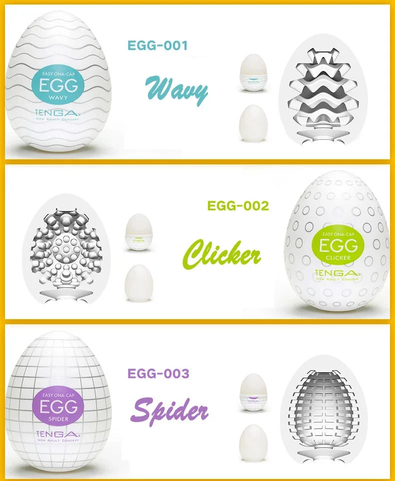 Egg masturbador masculino portátil - Prazer em TI