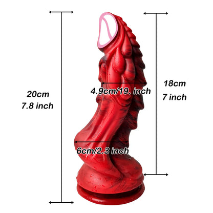 Dildo Estilo Dragão - Prazer em TI