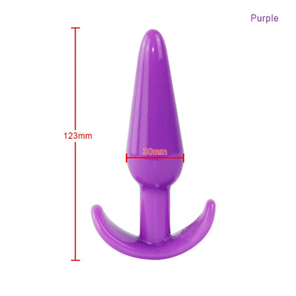 Bolinha/Dildo Anal de Silicone com Plug - Prazer em TI