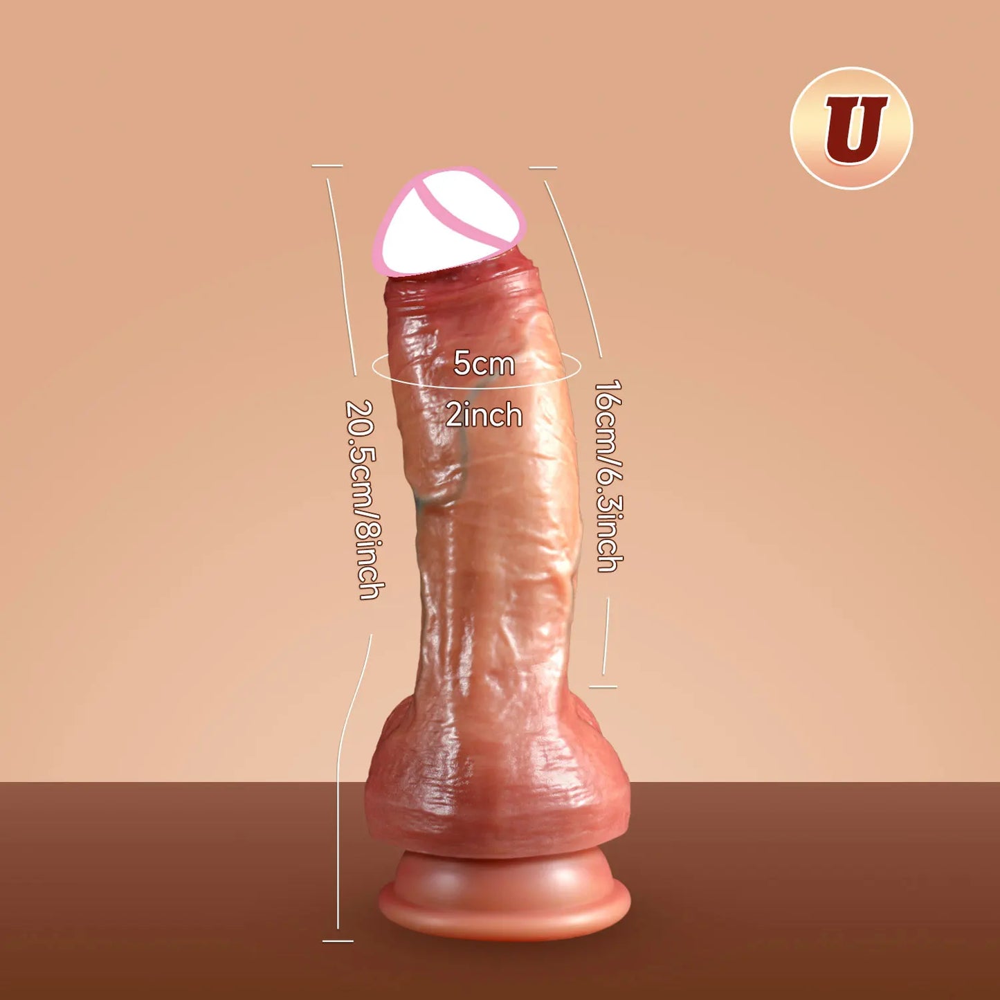Dildo Realista Grosso e Grande - Prazer em TI