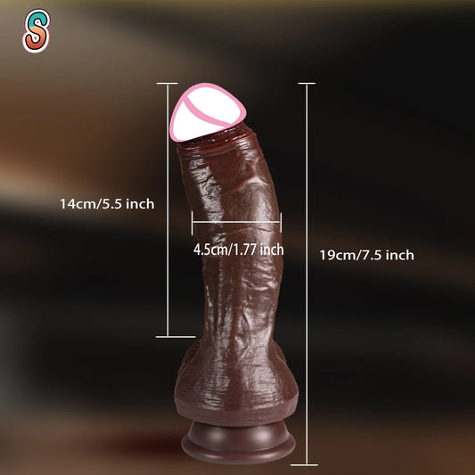 Dildo Realista Grosso e Grande - Prazer em TI