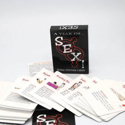 Cartas de Posições Sexuais em Inglês e Espanhol - Prazer em TI
