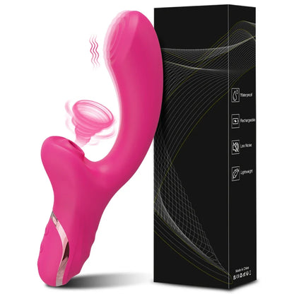 Vibrador G-Spot com Sugador de Clitóris