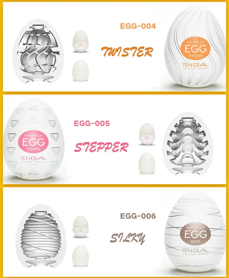 Egg masturbador masculino portátil - Prazer em TI