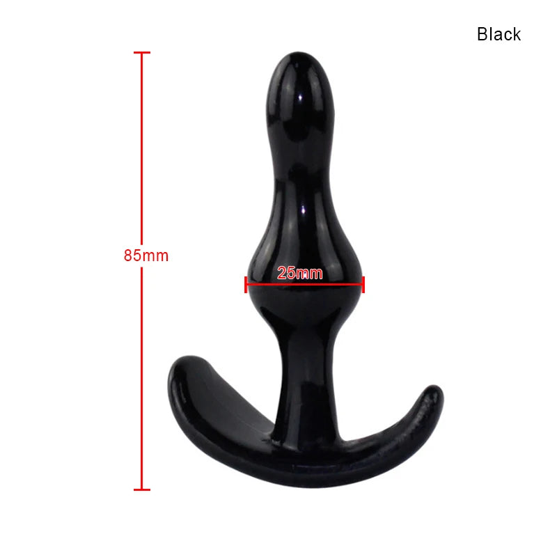 Bolinha/Dildo Anal de Silicone com Plug - Prazer em TI
