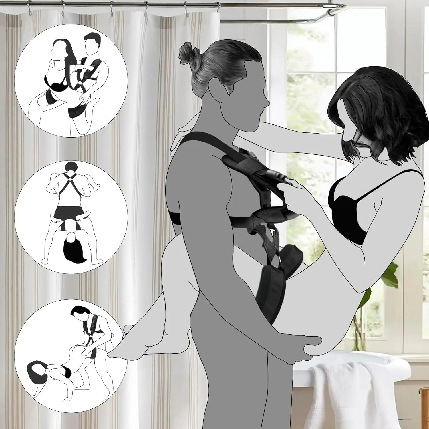 Conjunto BDSM de Balanço Sexual - Prazer em TI