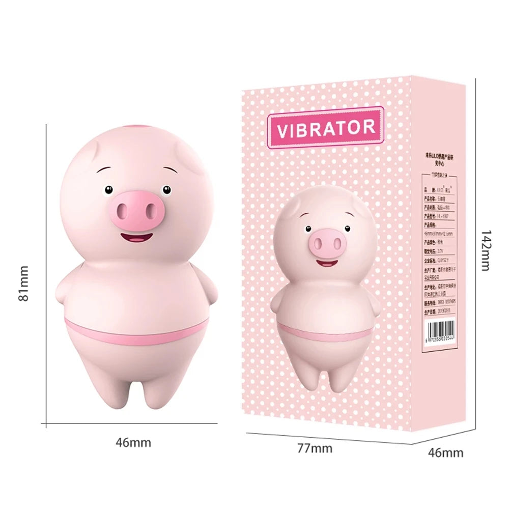Sugador e Vibrador de Clitóris, Porquinho discreto - Prazer em TI