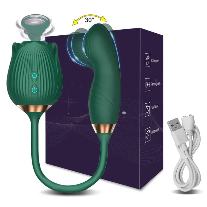 Sugador de Clitóris e Vibrador G-Spot