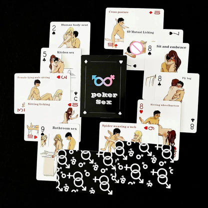 Jogo de Cartas de Posições Sexuais - Prazer em TI
