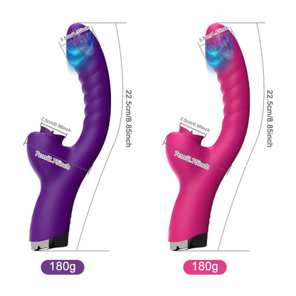 Vibrador Lambedor 2 em 1 - Prazer em TI