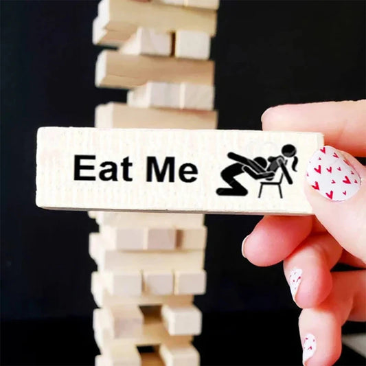 Jogo estilo Jenga erótico - Prazer em TI