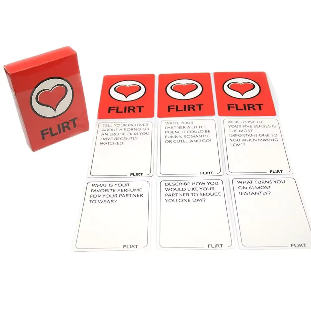 Cartas Conversar, Flertar ou Desafio - Prazer em TI
