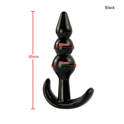 Bolinha/Dildo Anal de Silicone com Plug - Prazer em TI