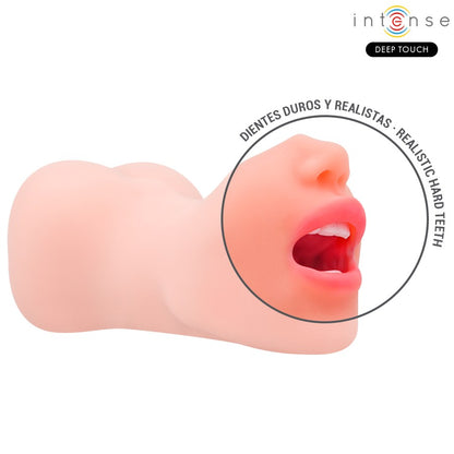INTENSE DEEP TOUCH - MASTURBADOR RILEY COM DUPLA BOCA E VAGINA