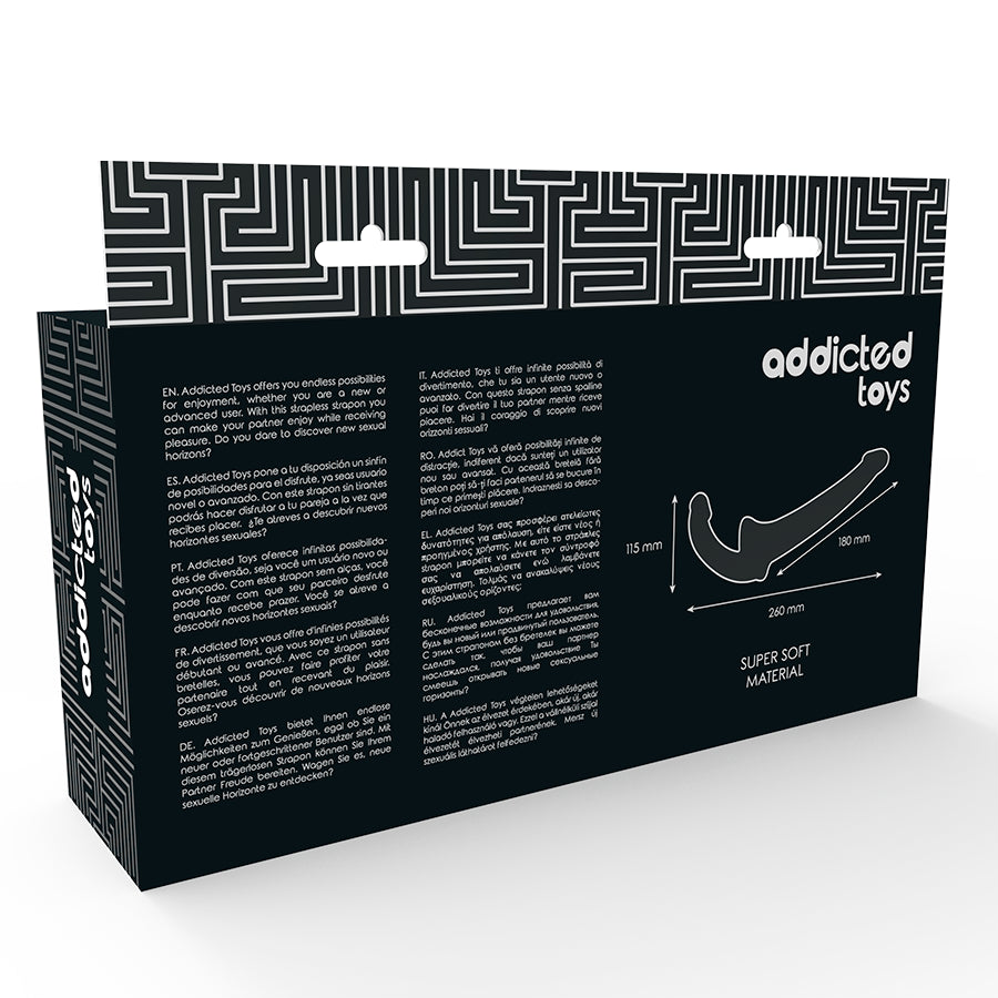 ADDICTED TOYS — Dildo Sem Arnês com Dupla Penetração & Estimulação G — vista adicional 4