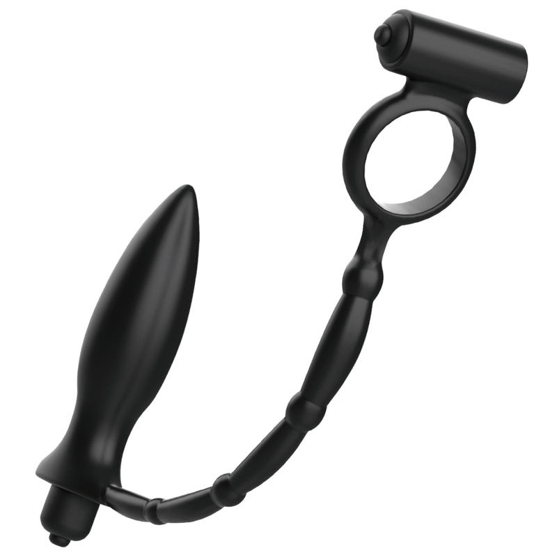 Addicted Toys — Plug Anal com Anel Peniano Vibratório — vista adicional 2
