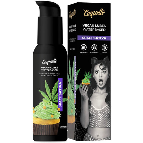Space Sativa — Lubrificante com Sabor Muffin de Maconha (Efeito Calor) — 100 ml — imagem principal