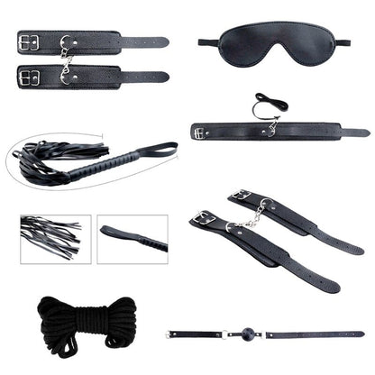 ALIVE — Secret Desires, kit BDSM nero da 7 pezzi