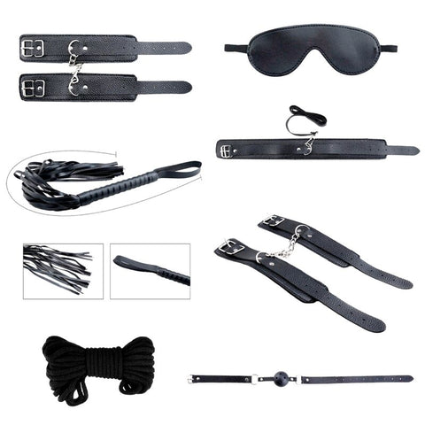 ALIVE — Kit Secret Desires 7 Peças BDSM Preto