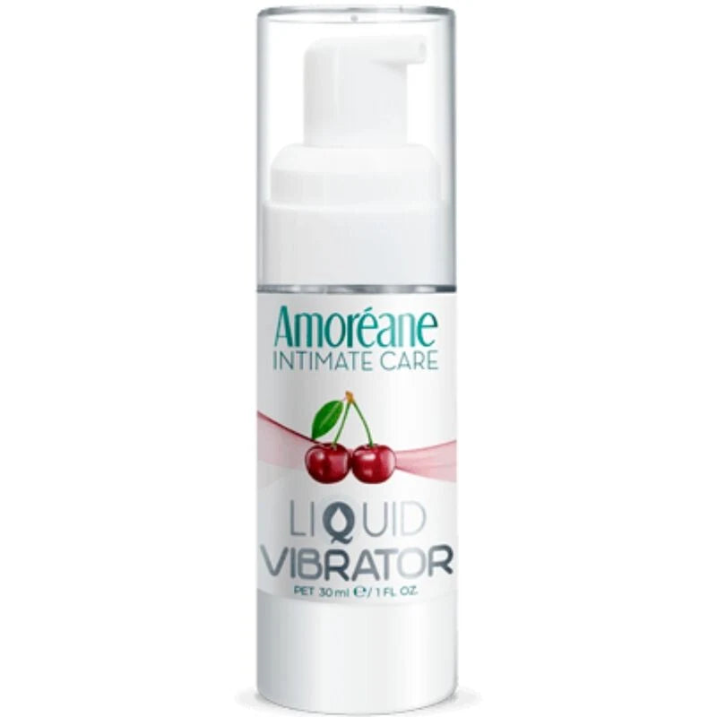 Gel Estimulante Amoréane Liquid Vibrator Cherry — Efeito Vibrante