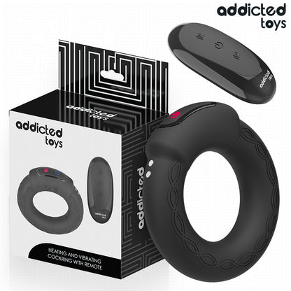 Addicted Toys — Verwarmende vibrerende penisring met afstandsbediening