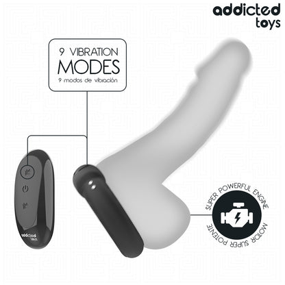 Addicted Toys — Verwarmende vibrerende penisring met afstandsbediening