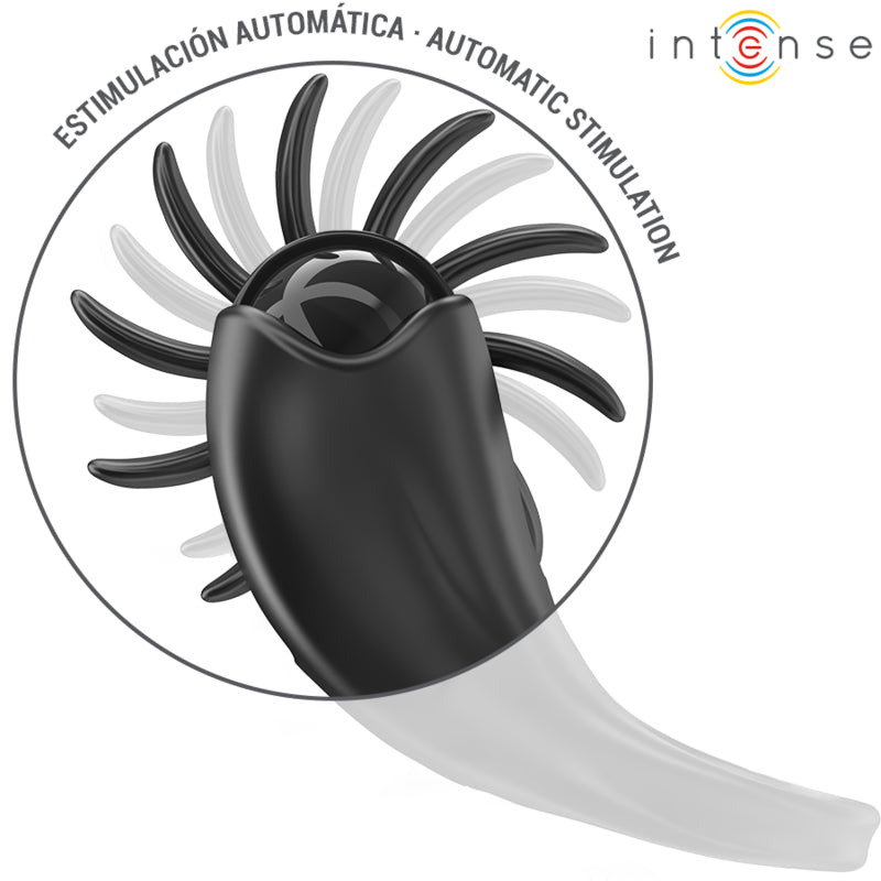 Anel Vibratório para Pénis com Estimulador de Clitóris — 10 Vibrações