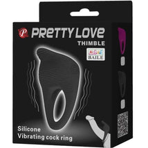 Anneau Vibrant Thimble Noir